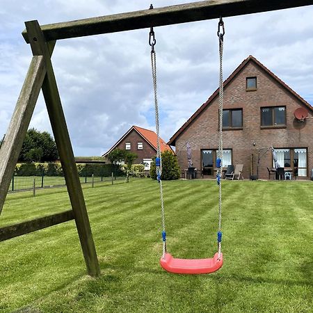 Spacious Apartments With Private Terrace Near The North Sea Dike Neßmersiel Exteriör bild