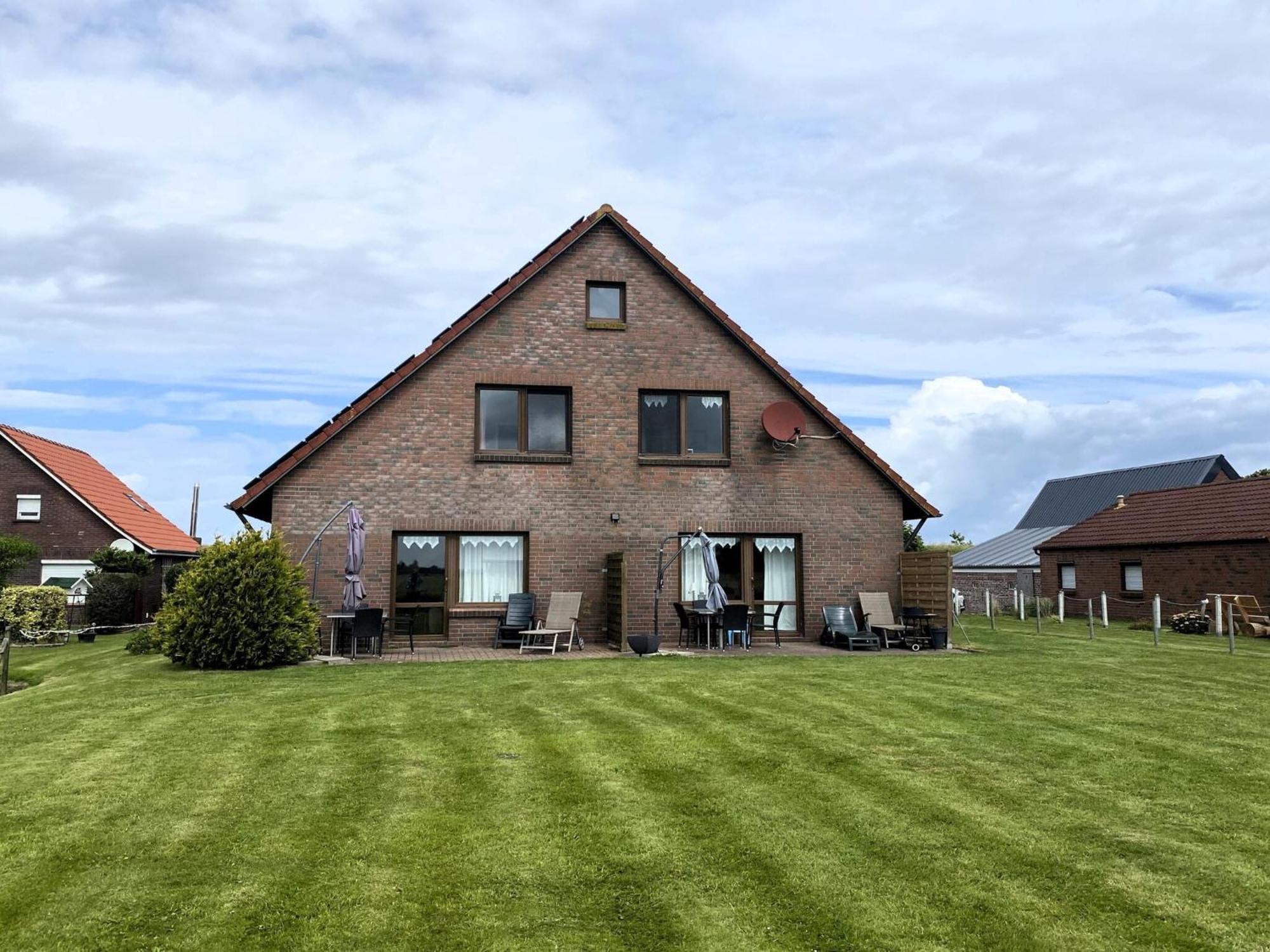 Spacious Apartments With Private Terrace Near The North Sea Dike Neßmersiel Exteriör bild